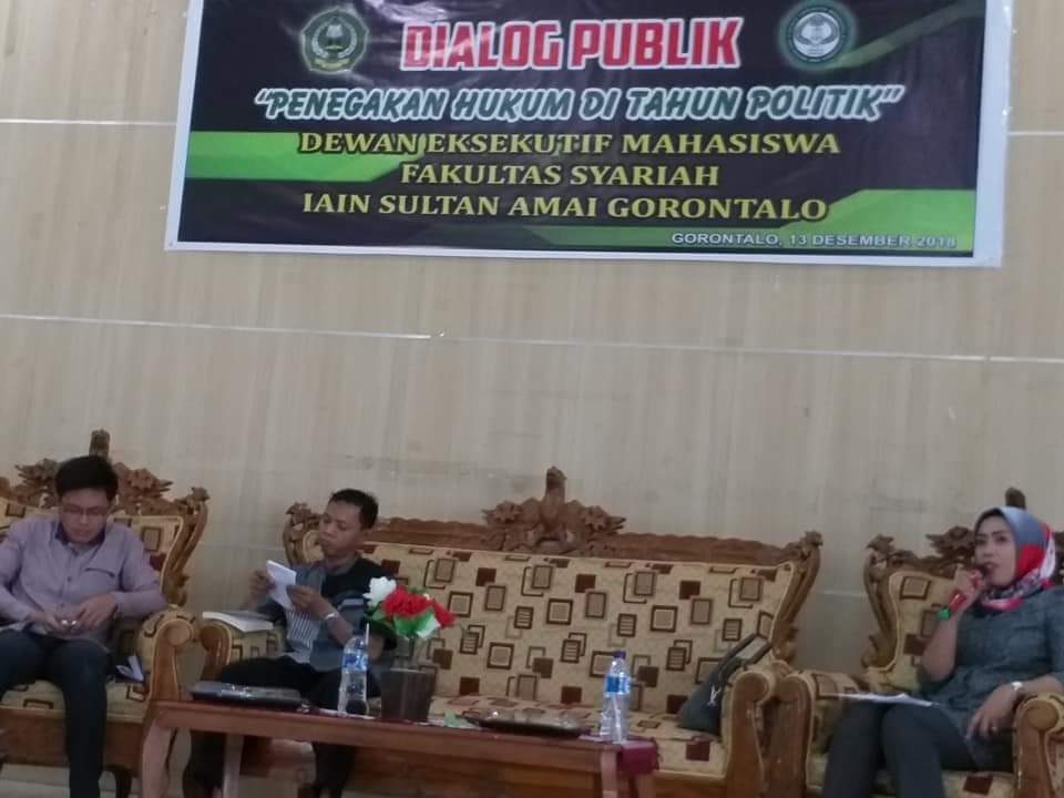 Dosen Jurusan Hukum Pidana Islam Menjadi Pemateri dalam Kegiatan Dialog ...